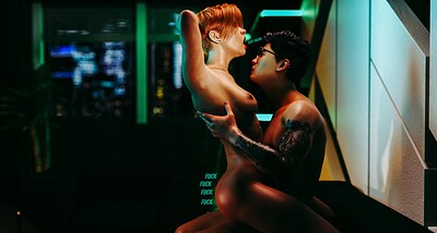 Bent over her desk, her tight pussy stretched around his thick cock, she rode him hard until he flooded her with a creampie, then, panting and dripping, she begged for another raw pounding.