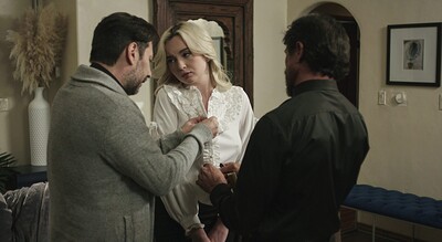 Charles Dera and Lexi Lore in Anything In The Service Of God from