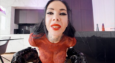 Megan Inky in Anal Gaping Dildo Session from