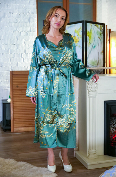 Mia Capri in Satin Siren from 