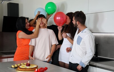 Fiona Sweetyx and Christina Santes in Wake Up, It's Your Birthday! from
