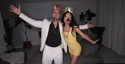 Laynee James and Brock Cooper in Horny New Year from 