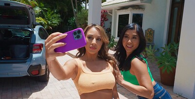 Emerald Loves and Monica Minx in Stuck-Up Influencers Get What They Deserve from 