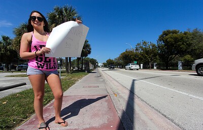 Nina Colada in College Girl Nena Colada Sucks Dick At Carwash from 