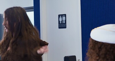 Melissa Stratton and Aleksa Mink in Airport Lounge Lizards Get Lucky 1 from 