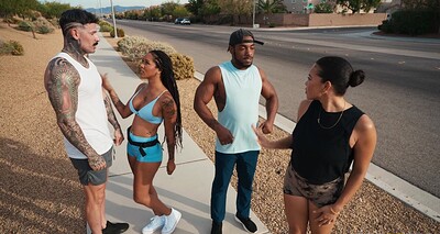 Alexis Fawx in Running Away From Their Wives from