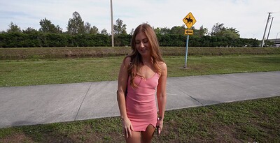 Kimmie Haze in The Carpet matches the Drapes from