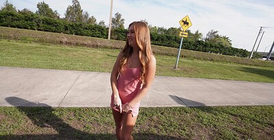 Kimmie Haze in The Carpet matches the Drapes from