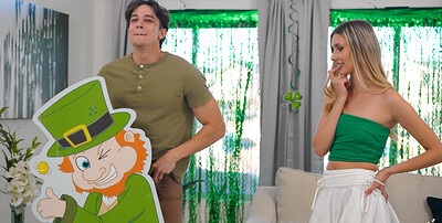 Emily Jade and Parker Ambrose in Sucking Leprechaun Cock On St Pattys Day from