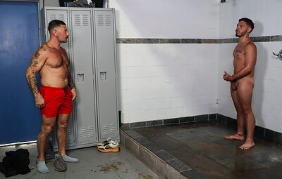 Lenny Fuego and Max Sexystache in Edging The Coach from 