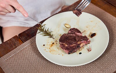 Anastaysha Bee and Cristafeer Robien in Steak & Blowjob Day from