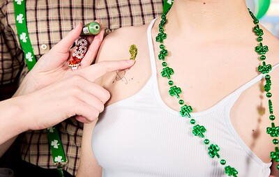 Miss Sunset and Aleks Sam in St Patrick's Day 2026 from