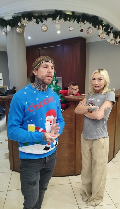 Chloe Temple in Cheating on Christmas from