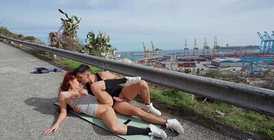Atlanta Moreno in Atlanta Moreno Contorts Into Every Position In Public from 