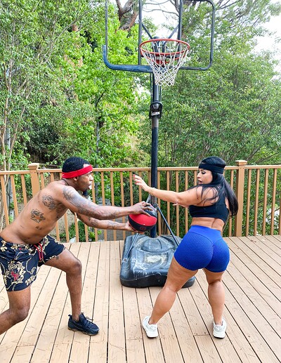 Monica Santhiago in Big Booty On The Court from