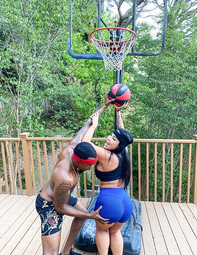 Monica Santhiago in Big Booty On The Court from
