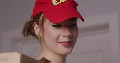 Seb Leblan and Yuna Yule in Femboy Pizza Delivery Girl Gets More Than Just The Tip from