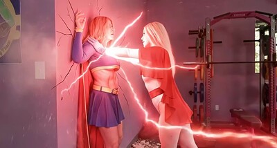 Cory Chase and Gigi Sweets in Super Sex Battle: A Super Hero Parody 1 from 