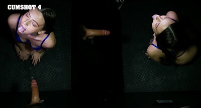 Serena Hill in Serena Hill First Gloryhole POV from 