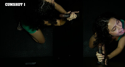 Satine Summers in Satine Summers Fourth Gloryhole POV from 