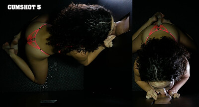Satine Summers in Satine Summers Fourth Gloryhole POV from 