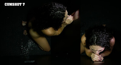 Satine Summers in Satine Summers Fourth Gloryhole POV from 
