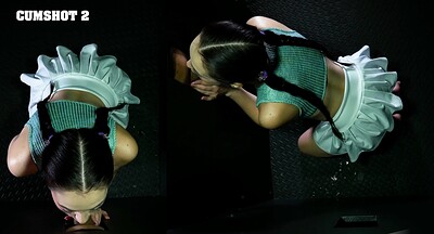 Dolly Paige in Dolly Paige First Gloryhole POV from