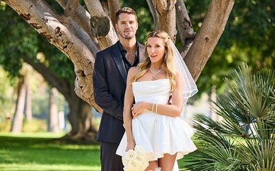 Addison Vodka in Gorgeous Blonde Bride Rides His Hard Cock from 
