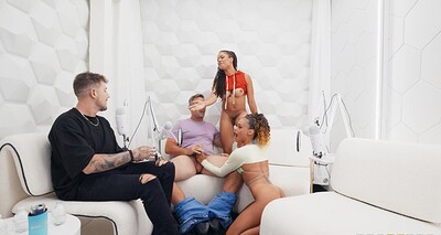 Scarlit Scandal and Kira Noir in The Brazzers Podcast: Episode 16 from