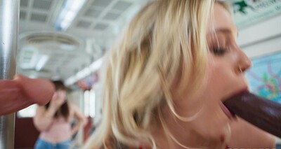 Kali Roses in Kali Rides The Subway! from 