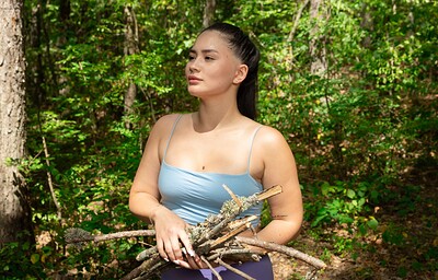 Amelia Ost and Sumiko in Wild orgy in the woods from 