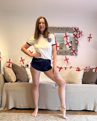 Lara Latex in Go! England Go! from 