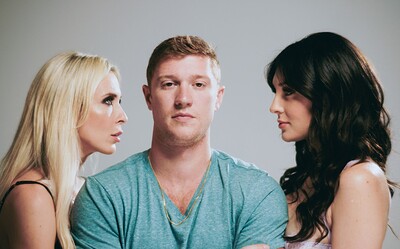 Aiden Ashley and Charlotte Sins in The Yes List - The Origin Of The Throuple from