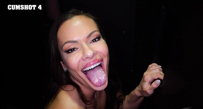 Aila Donovan in First Gloryhole from 