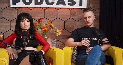 Yhivi and Lily Lou in The Brazzers Podcast: Episode 18 from 