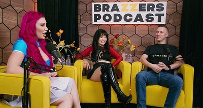 Yhivi and Lily Lou in The Brazzers Podcast: Episode 18 from 