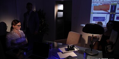 Amuse Adore and Karina King in What Happens in the Office III - part 2 from 