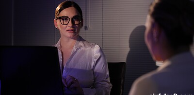 Amuse Adore and Karina King in What Happens in the Office III - part 2 from 