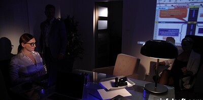 Amuse Adore and Karina King in What Happens in the Office III - part 2 from 