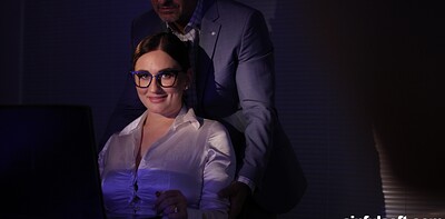 Amuse Adore and Karina King in What Happens in the Office III - part 2 from 