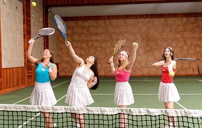 Amelia Ost and Alice Klay in Wimbledon made me do it 3/3 from